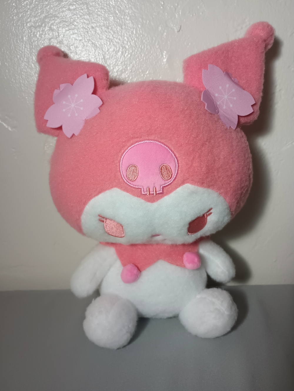 Sanrio Kuromi Sakura Series Sitting Down Plush